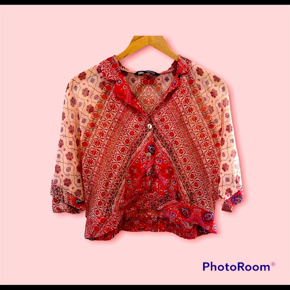 Zara | Red Top